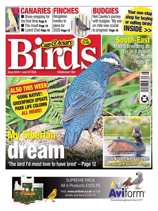Cover image for Cage & Aviary Birds